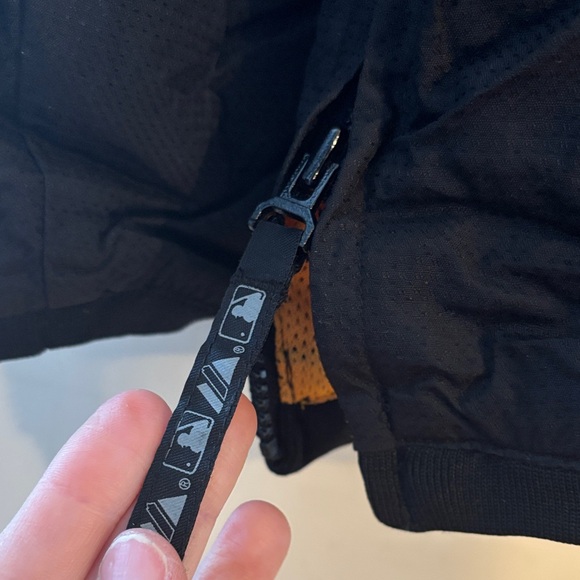 Majestic Pirates Black and Yellow Authentic Jacket - Picture 12 of 12